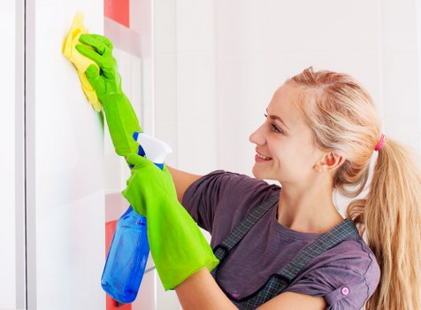 Kilburn Carpet Cleaners team preparing a professional carpet cleaning service