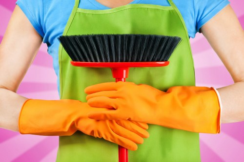 Deep stain removal during rug cleaning service in Kilburn