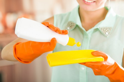 Specialist stain removal process for delicate fabrics in Kilburn